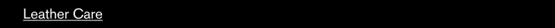 Leather Care