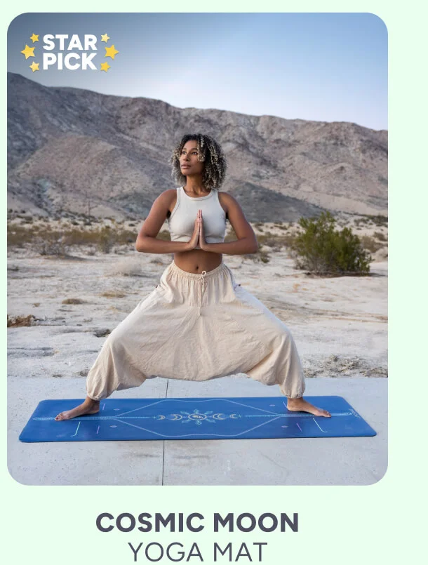 Cosmic Moon Yoga Mat