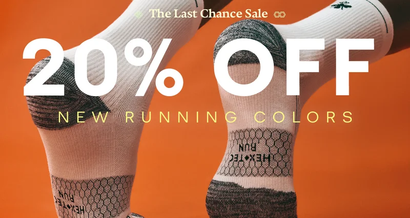 The Last Chance Sale | 20% OFF NEW RUNNING COLORS