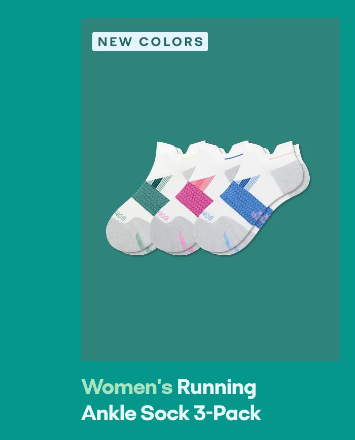 NEW COLORS | Women's Running Ankle Sock 3-Pack