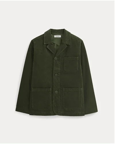 Image | Fine Wale Corduroy Chore Blazer | Dark