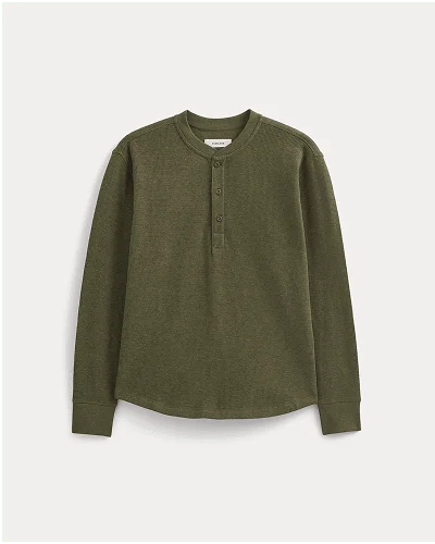 Image | Thermal Henley in Cozy Waffle | Heather Beech