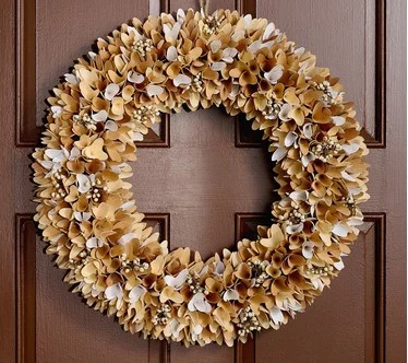 Home Reflections 24" Wooden Curl Coastal Wreath