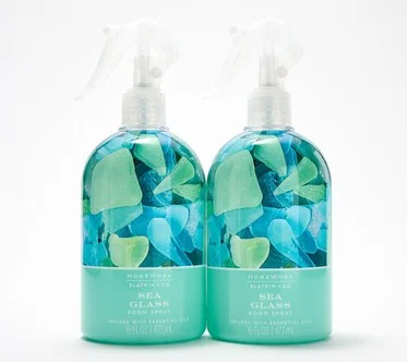 HomeWorx by Slatkin + Co. S/2 16oz Poolside Splash Room Spray