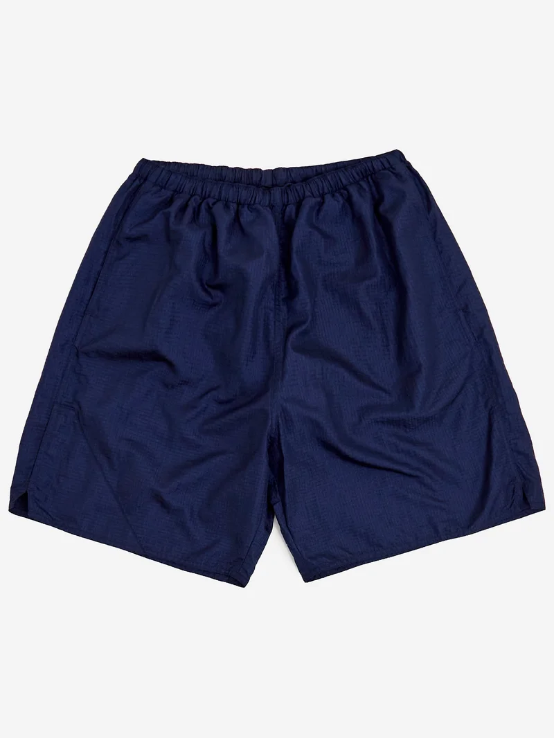Image of Beams Plus Mil Athletic Shorts Nylon Ripstop - Navy