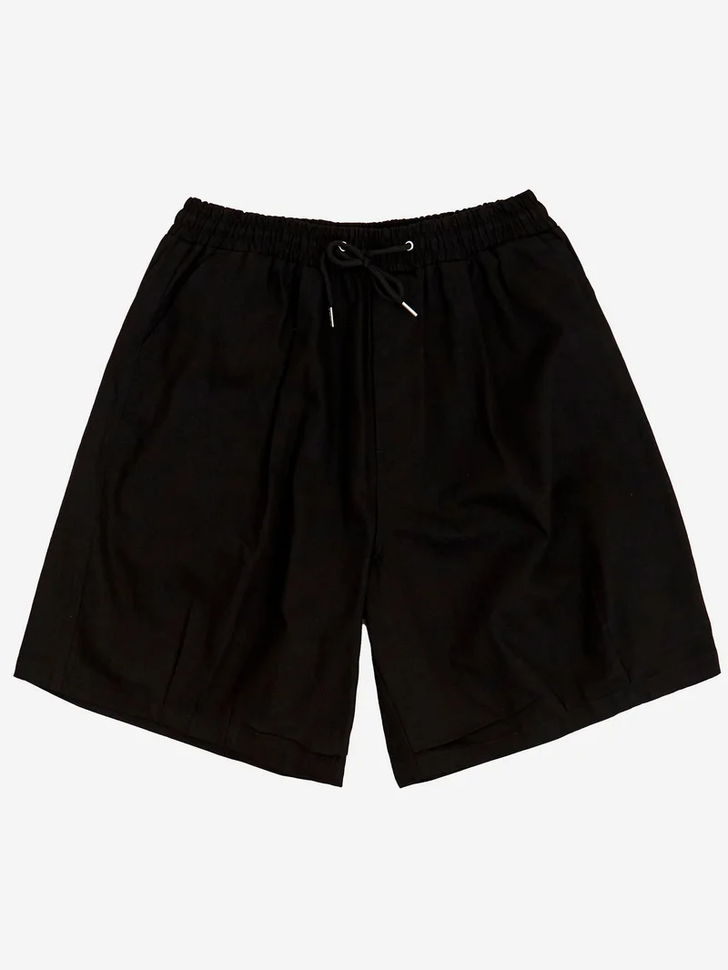 Image of Estudio Niksen Stopper Balloon Bermuda Shorts - Black