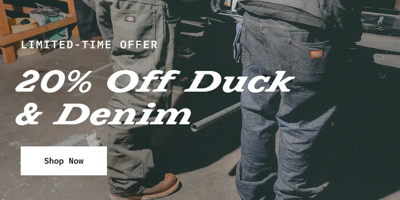 Limited-Time Offer. 20% off Duck & Denim. Shop Now.