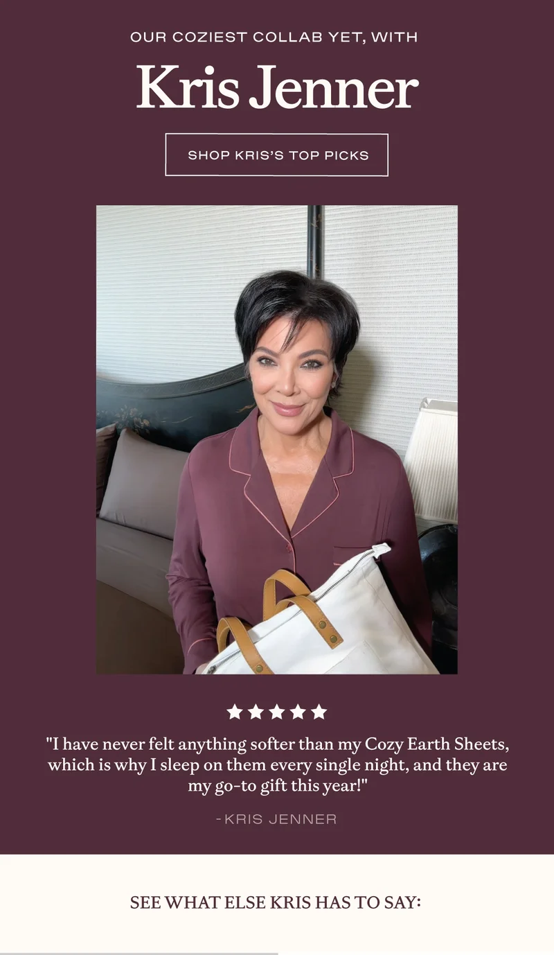 WE'RE COLLAB'ING WITH KRIS JENNER - Shop Her Picks Today!