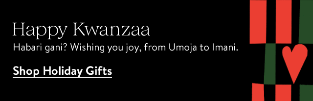 Happy Kwanzaa.