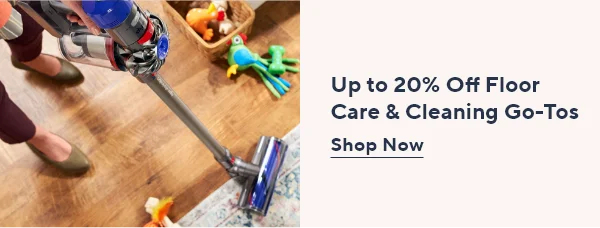 Floorcare & Cleaning Up to 20% Off