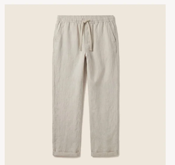 Linen Drawstring Pant