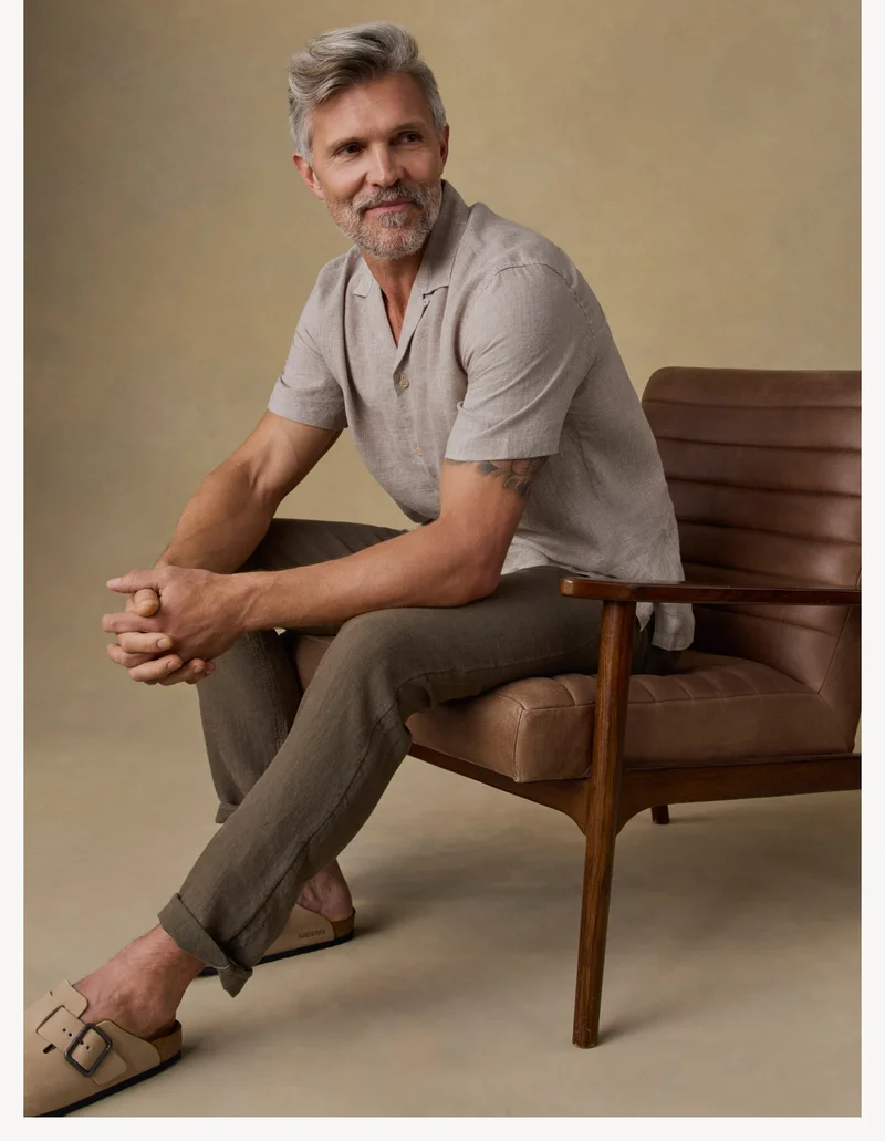 Linen Drawstring Pant