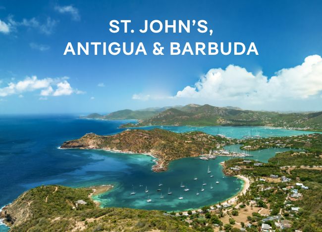 St. John’s, Antigua & Barbuda – Click to View Cruises & Book Now