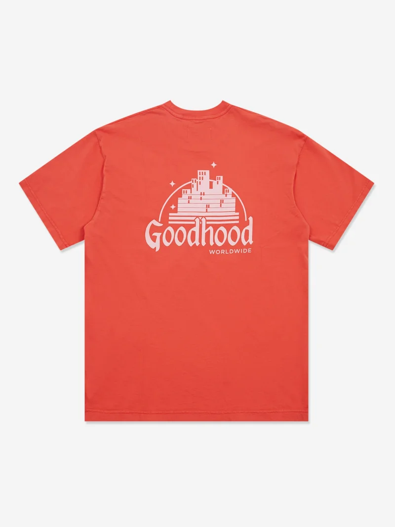 Image of Goodhood Worldwide Utopia T-Shirt - Washed Red