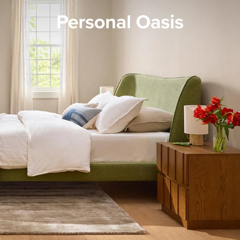 A Personal Oasis. Not pictured: your phone left firmly on do not disturb.