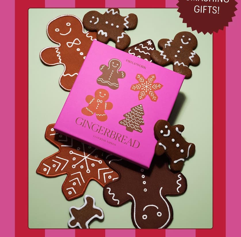 Gingerbread Cocktail Napkins