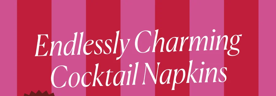 Endlessly Charming Cocktail Napkins