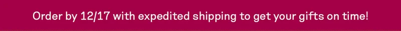 Order by 12/17