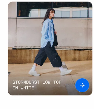 Stormburst Low Top in White