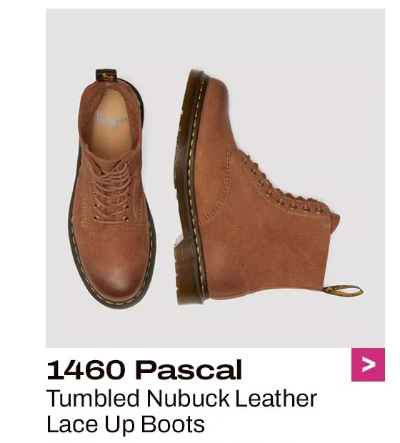 1460 Pascal Tumbled Nubuck Lace Up Boots