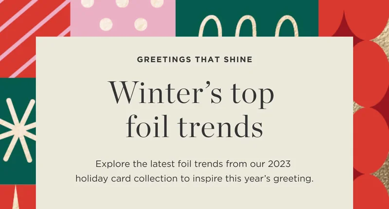 Winter's Top Foil Trends