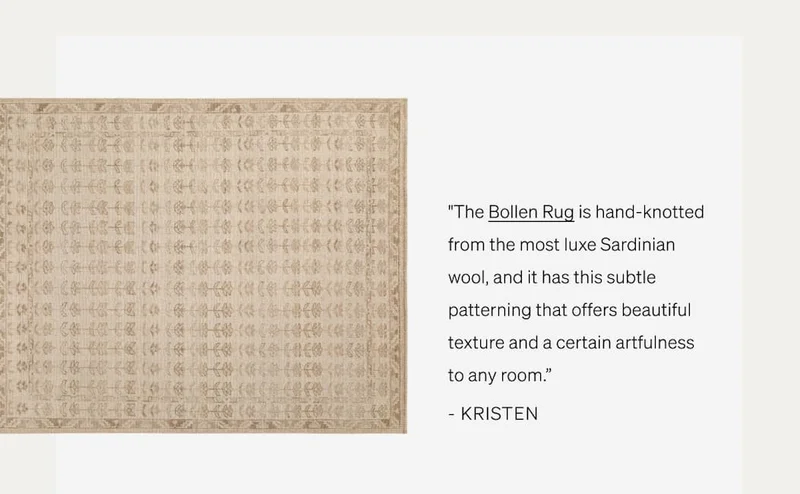 Shop Bollen Rug