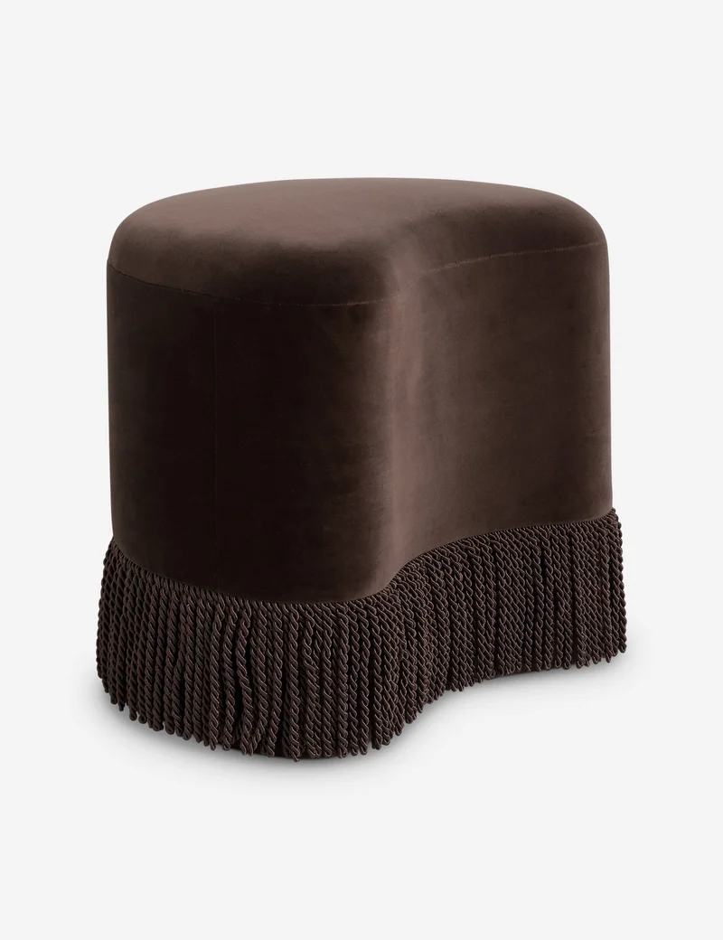 Image of Brahm Stool by Aimee Song, Chocolate Velvet