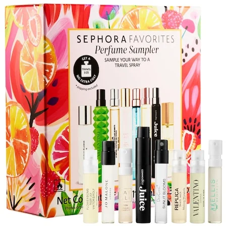 Fruits & Flowers Travel Spray Perfume Discovery Set w/ Redeemable Voucher