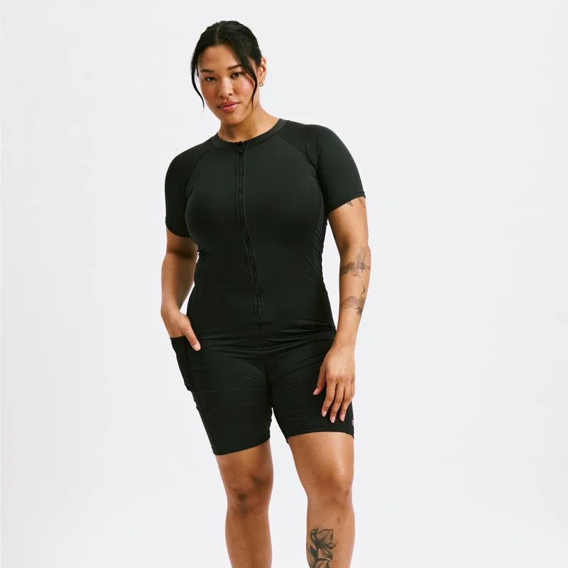 Image of Swim 6" Unisuit - Black