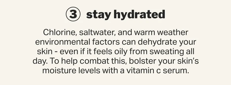 stay hydrated