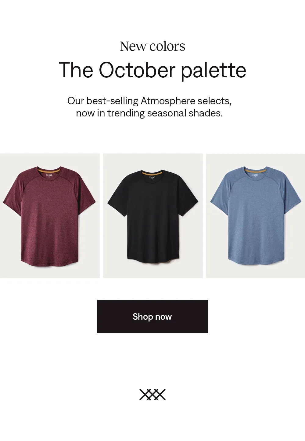 New colors: The October palette. Shop now