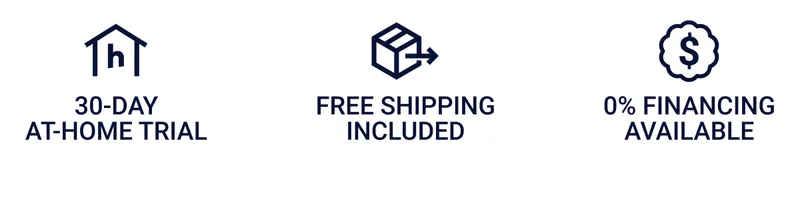 30-day at-home trial. Free shipping included. 0% financing available.