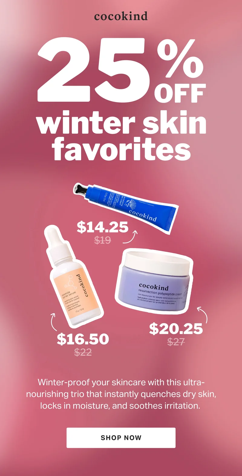 COCOKIND | winter skin favorites