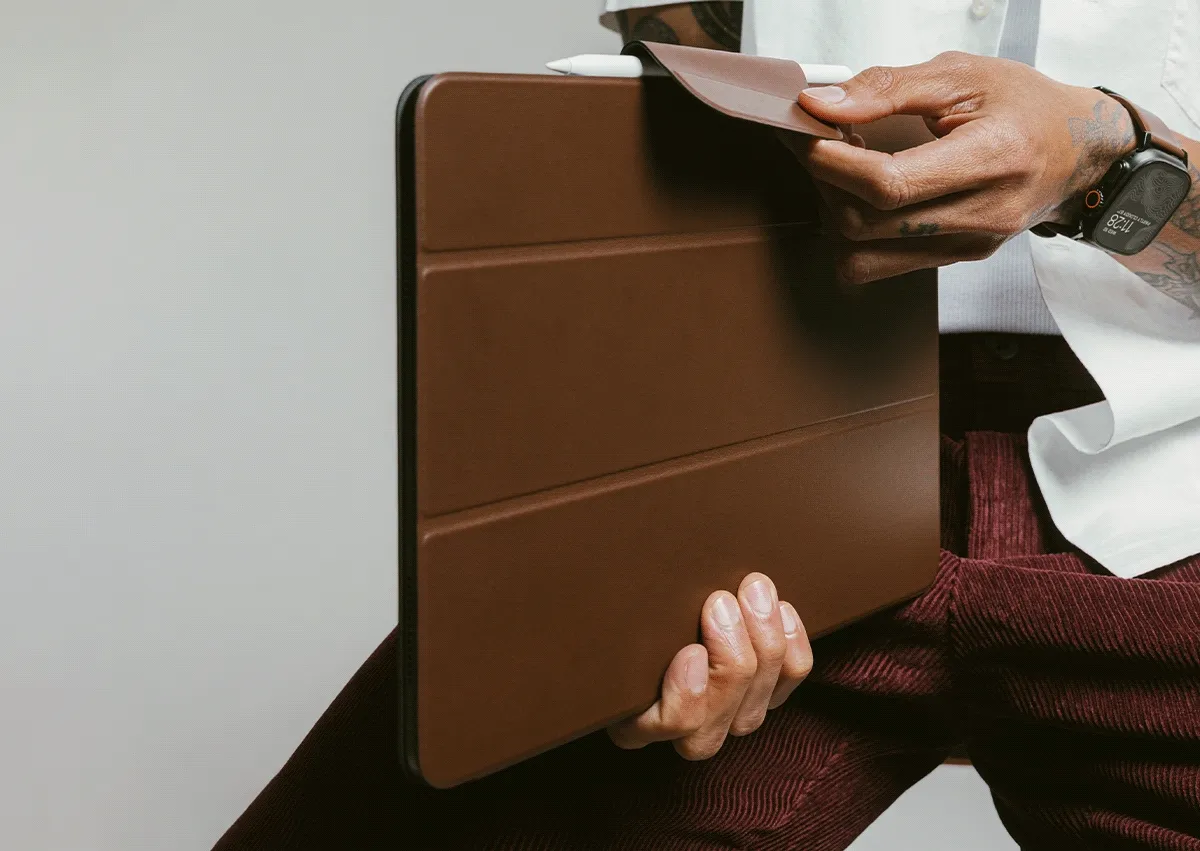 Leather Folio Plus Now Available for iPad Pro M4. Transform your iPad Pro M4 into the ultimate productivity and entertainmnet hub with our most innovative iPad accessory yet. Shop Now.