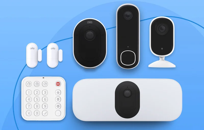 Various Arlo security products.