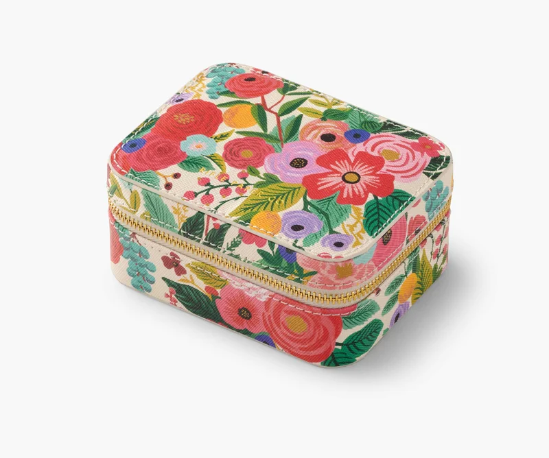 Image of Travel Jewelry Case - Garden Party