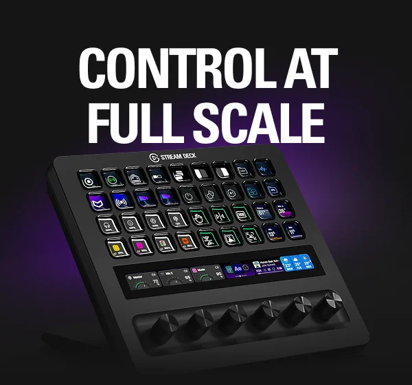 Control at full scale Control at full scale