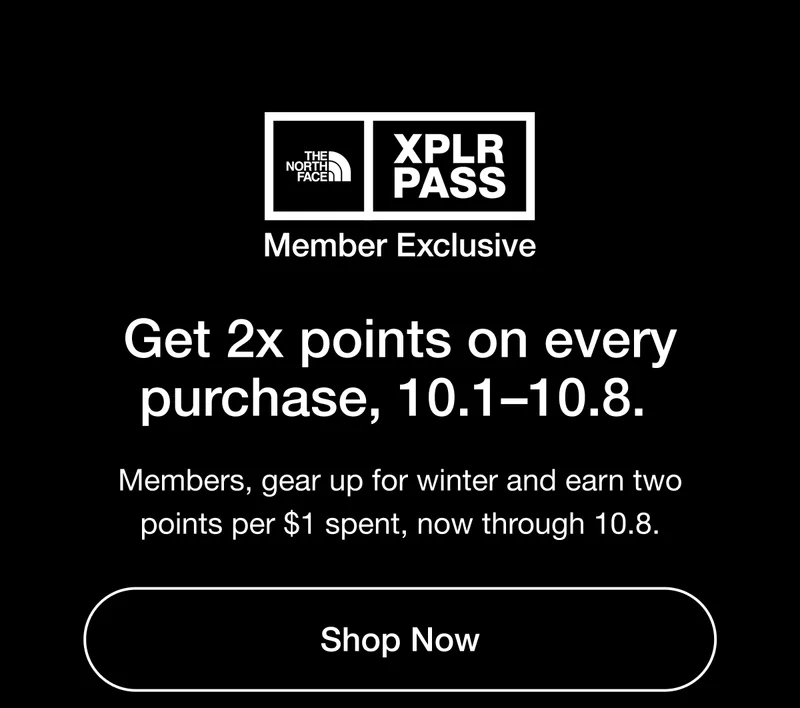 XPLR PASS Member Exclusive - Shop Now