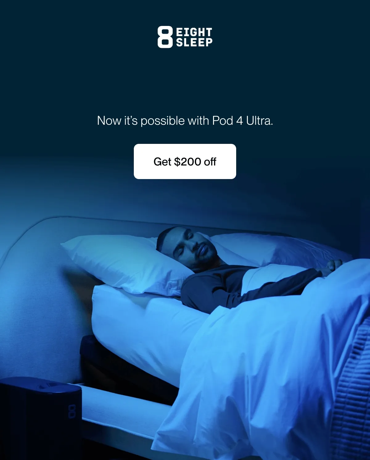 Snore-less sleep? Now it’s possible with Pod 4 Ultra.