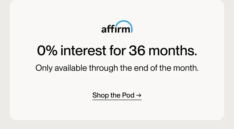 0% interest for 36 months.