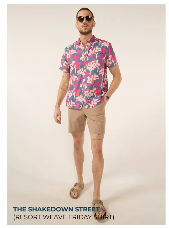 Resort Weave Friday Shirt: The Shakedown Street