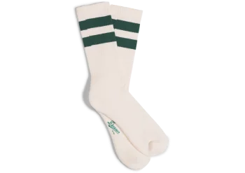 75037 - Danner Cotton Socks - Crew - Natural/Forest Green - Unisex