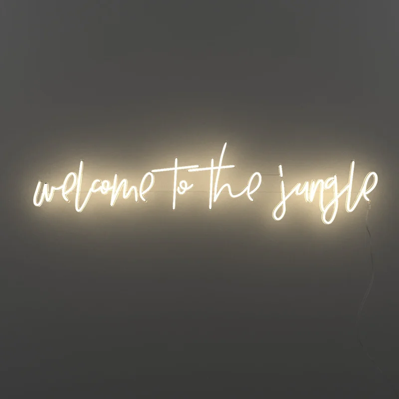 Image of Welcome to the jungle - LED neon sign