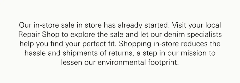 in store sale live too