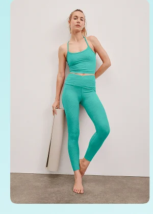 Spacedye At Your Leisure High Waisted Midi Legging