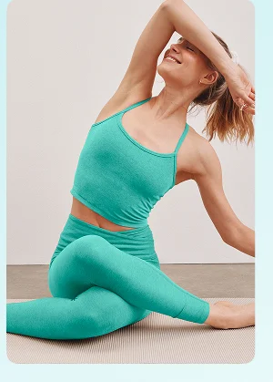 Spacedye Slim Racerback Cropped Tank