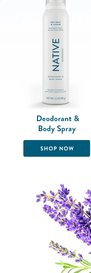 Sea Salt & Cedar Deodorant and Body Spray | SHOP NOW