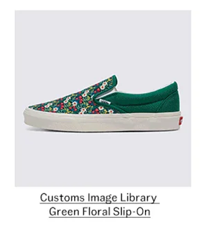 FLORAL SLIP ON