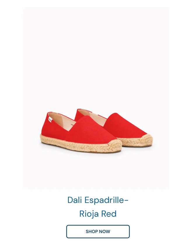 The Dali Espadrille Rioja Red Shop now