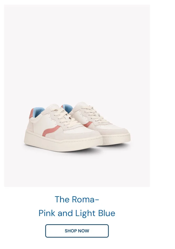 The Roma - Pink and light Blue Shop Now